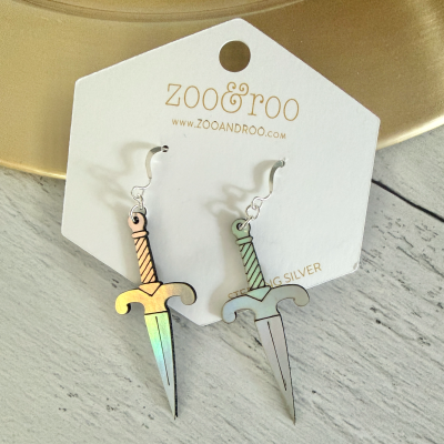 Dagger earrings