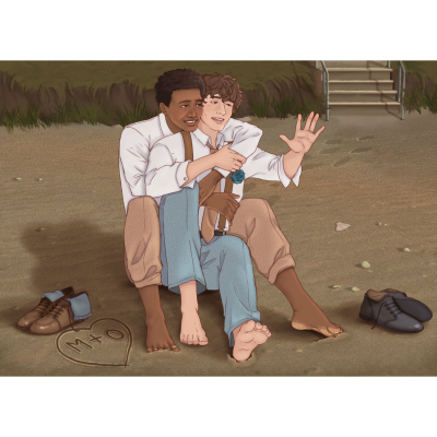 Marvin and Olan Admire Wedding Rings