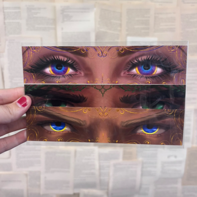 Bookmarks - double sided romantasy eyes