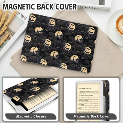 Dragons flying by moonlight kindle case for 11th 12th gen paperwhite