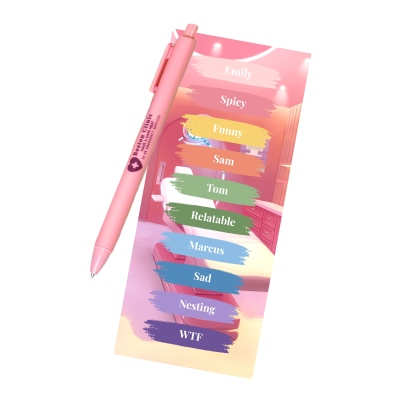 Heat Clinic annotation tab and pen set