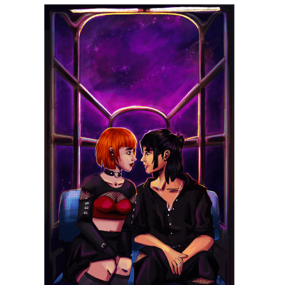 Purple Skies - B.U.S. Art Print