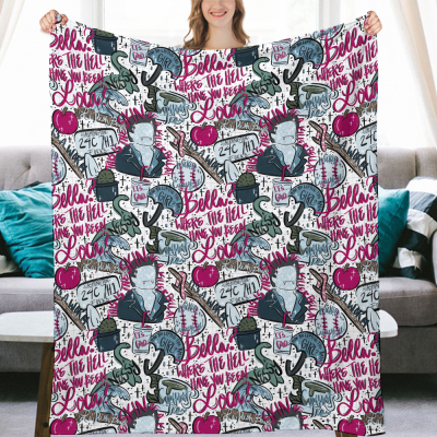 Bookish blanket Hoa Hoa Hoa twilight