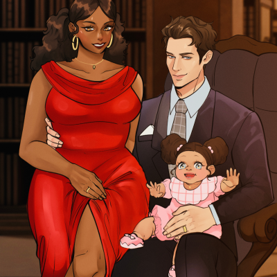 TPL Art Print: "The Perfect Family"
