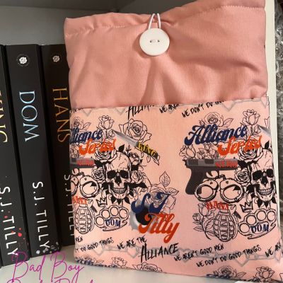 2 IN 1 BAD BOY Book Pouch - Pink