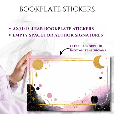 Bookplate Sticker 2"x3"  (#26 Celestial)