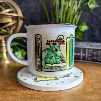 Matcha Dragon Camper Mug