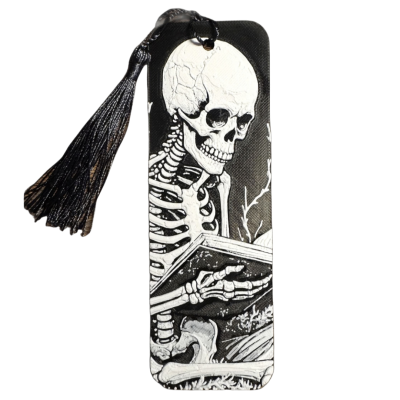 Skull Book - 3D Printed Bookmark