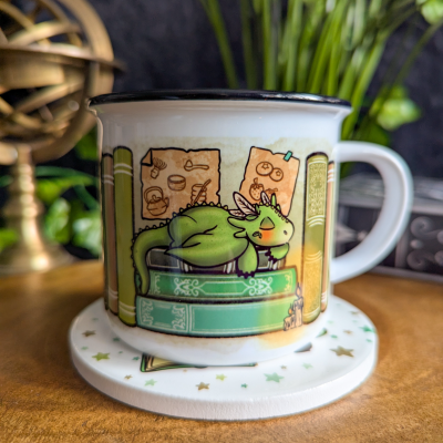 Matcha Dragon Camper Mug