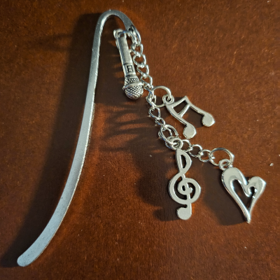 Metal Charm Bookmark