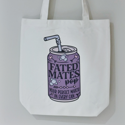 Fated Mates Fizzy Drink Library Tote Bag