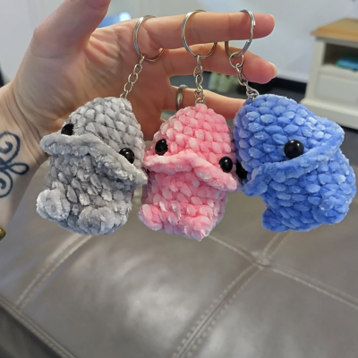 Crochet Peen Keychain
