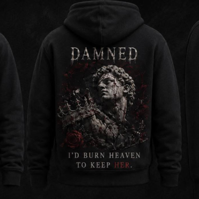 Damned By His Angel Hoodie