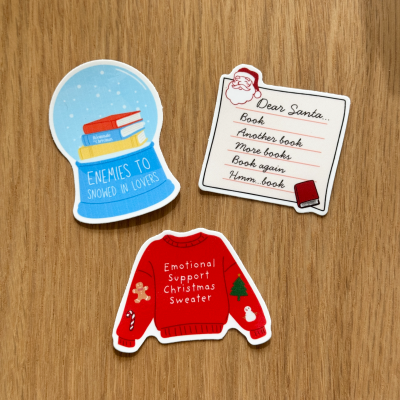Christmas Romance Reader Sticker Pack