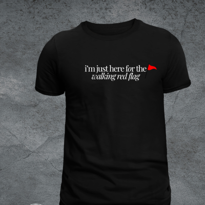 Walking Red Flag Tee