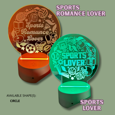 LED Bookshelf Lights - Sports Edition