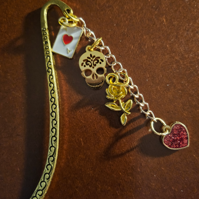 Metal Charm Bookmark