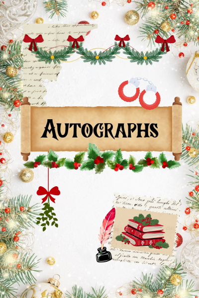 Chistmas Autograph Scrapbook 7x10 80 pages