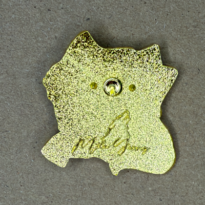 Cuddling Wolf Duo Pin