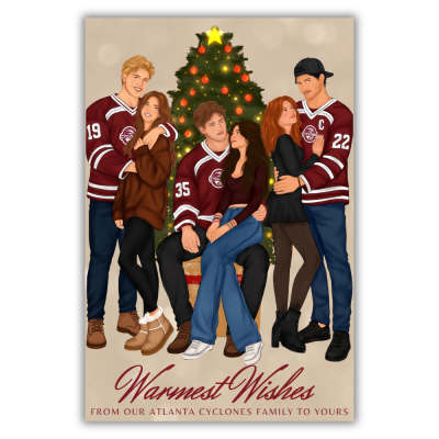 Cyclones Holiday Postcard