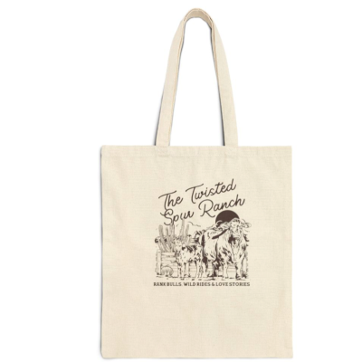 The Twisted Spur Canvas Tote