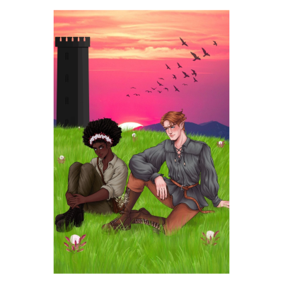 Oatha & Felix Art Print