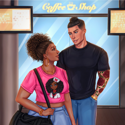 TPG Art Print: "Coffee Meet Cute"