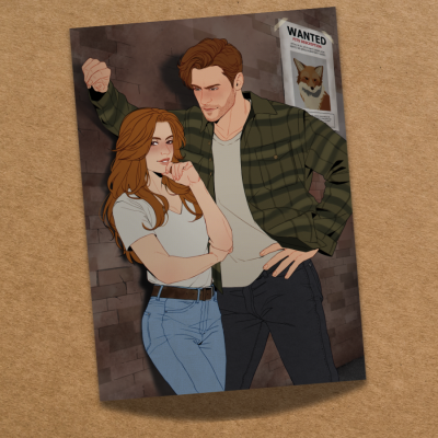 Character art – "Wanted" (Maren & Rob)