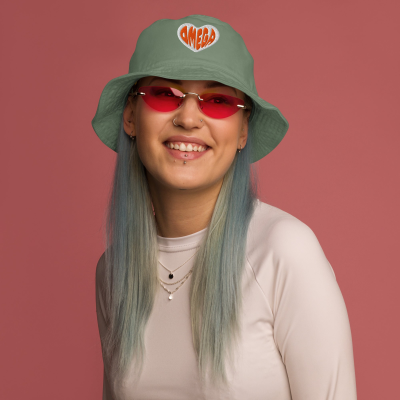 Omega Embroidered Bucket Hat