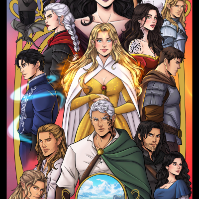 12x18 Throne of Glass Foil Print