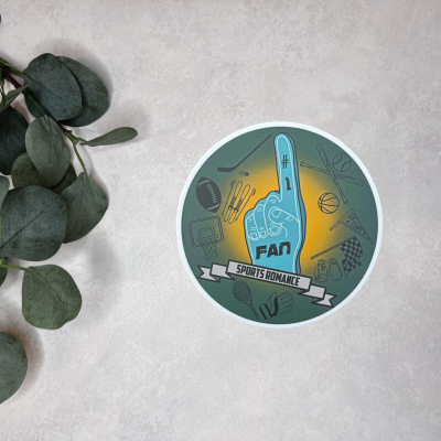 #1 Sports Romance Fan Sticker