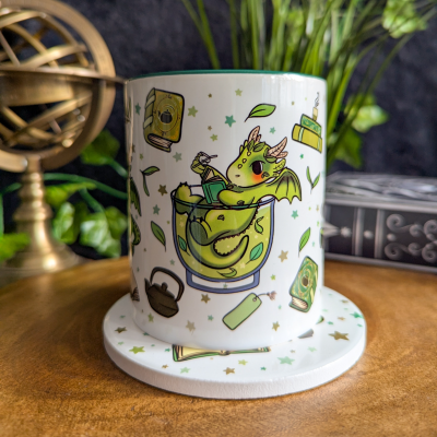 Matcha Dragon Green Mug