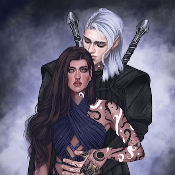 Caldris and Estrella Couple Art
