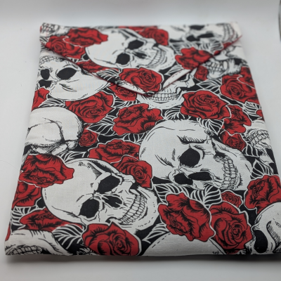 Skulls and Red Roses Booksleeve