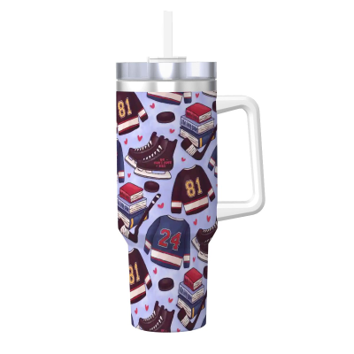 40 oz travel mug Heated MM hockey romance