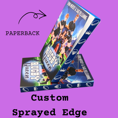 Rugby Queen - Sprayed Edges - Book Box