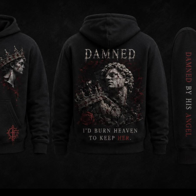 Damned By His Angel Hoodie