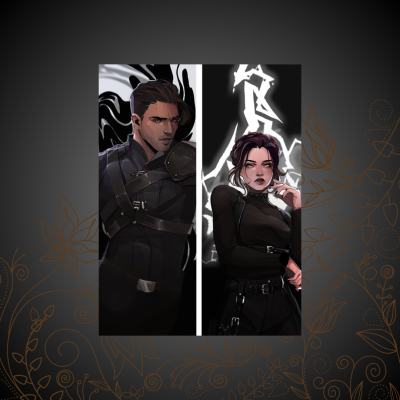 Booksleeve Xaden and Violet (A)