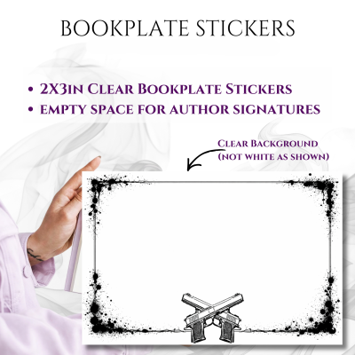Bookplate Sticker 2"x3"  (#13 Guns)