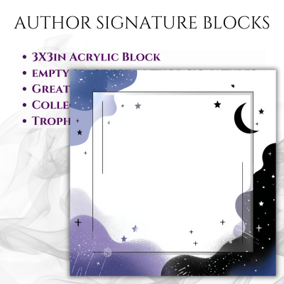 3"x3" Author Signature Block (#21 Celestial)