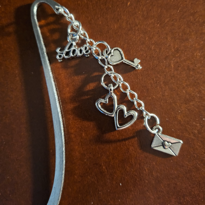 Metal Charm Bookmark